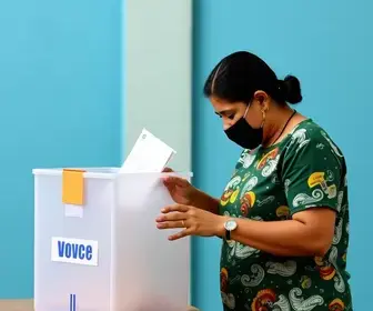 apuração dos votos em Guarujá-SP